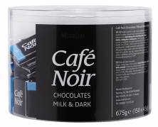 Chokolade Café Noir Lys/mørk 2 dåser a 150 stk/pak