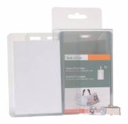 Navneskilte t/ID 60x90mm Plast stående format