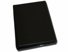 Telefon- & visitkortringbind sort 145x200mm