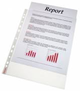 Plastlomme Esselte A4 0,085mm premium præget 100stk/pak