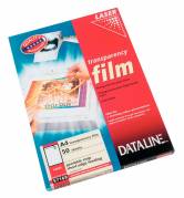 Transparent A4 t/farvelaser 100mic m/strip 50stk/pak