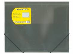 Plastmappe bnt Docusmart smoke m/3 klapper