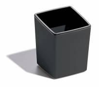 Affaldsbeholder COFFEE POINT Bin/ penneholder mørkgrå/sort VARICOLOR