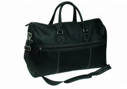 Weekendtaske Pierre White Line 6127 læder sort