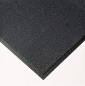 Måtte Solett 60x90cm 8mm m/kantliste PP/vinyl grå