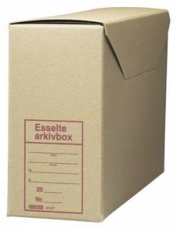 Arkiv&aelig;ske brun Esselte 390x140x270mm