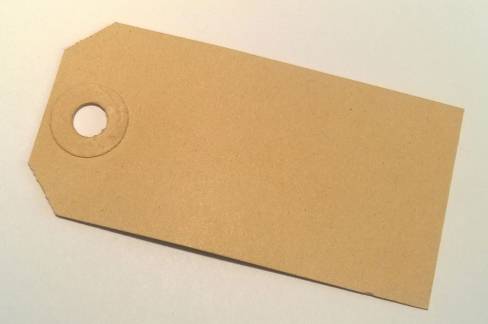 Manillam&aelig;rker 40x80mm A2