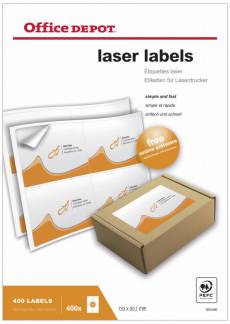 Multilabel Office DEPOT A4 99,1x139mm 100ark/pak 4/ark