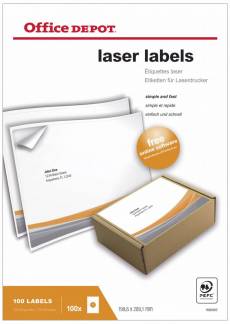 Multilabel Office DEPOT A4 199,6x289,1mm 100ark/pak 1/ark