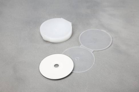 CD/DVD round case Fellowes klar 5stk/pak 9834201