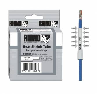 Tape Rhino 19mmx1,5m shrink tube bl/whi