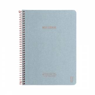 Notebook KOZO Premium A5 80g linieret dusty blue 100sider