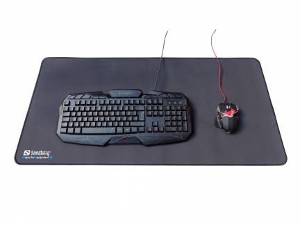 Deskpad Gamer XXXL sort 90x45cm