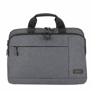 Computertaske 14" Pierre New Classic Line Nylon gråblå