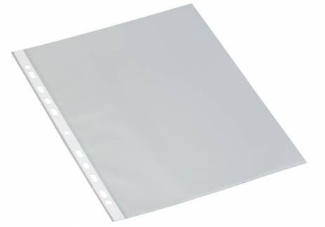 Plastlomme Bantex A4 0,09mm åben top 10stk/pak transp.
