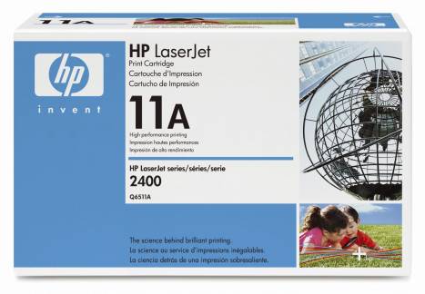 Lasertoner HP Q6511A sort LaserJet 2410/20/30 6.000 sider v/5%