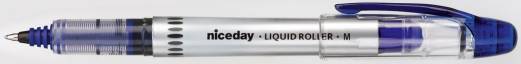Rollerpen niceday bl&aring; 0,7mm stregbredde 0,5mm 1618385