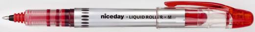Rollerpen niceday r&oslash;d 0,7mm stregbredde 0,5mm 1618506