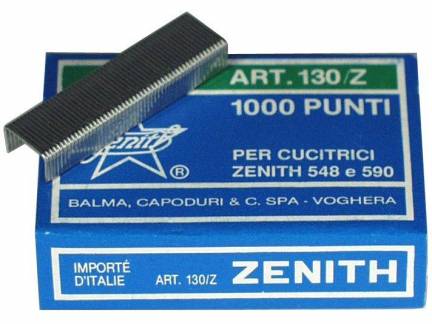 H&aelig;fteklammer forzinket st&aring;l Zenith 130-Z 1000stk/pak