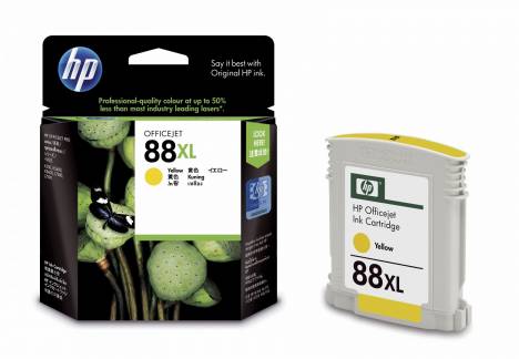 Bl&aelig;kpatron HP C9393A gul No. 88 XL