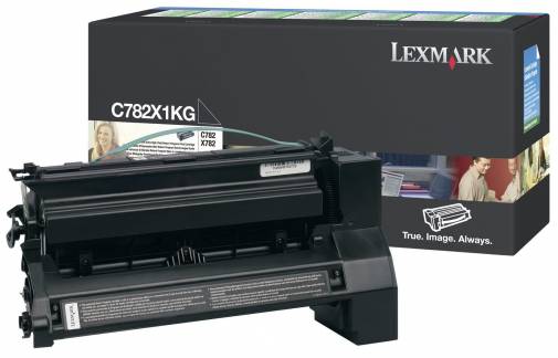 C782/X782 toner black extra HC (prebate) 15K