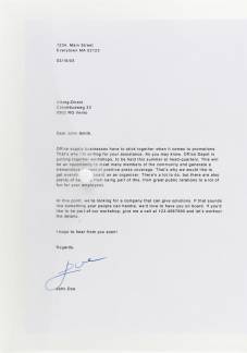 Plastmappe PP Office DEPOT klar A4 klap+trykknap