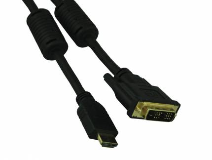 HDMI-DVI Monitor Cable, Black (2m)