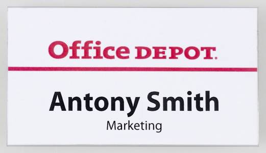 Kongresm&aelig;rker Office DEPOT m/n&aring;l 40x75mm 50stk/pak