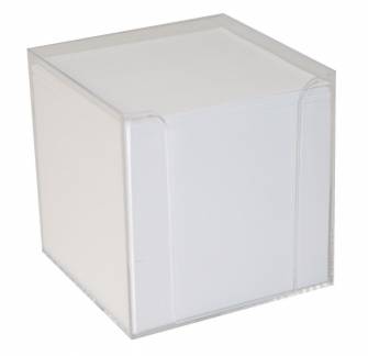 Kubus refill l&oslash;se blade 1100ark/stk hvid 9x9x9 cm