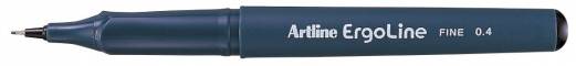 Fineliner Artline ERG3400 sort Ergoline 0,4mm