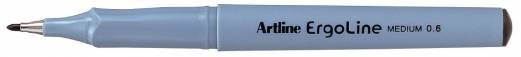 Fineliner Artline ERG3600 sort Ergoline 0,6mm
