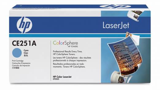 Color LaserJet 504A cyan toner 7K