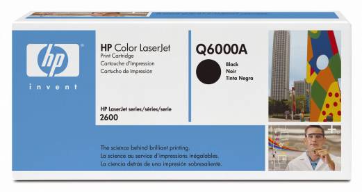 Lasertoner HP Q6000A sort Color laserjet 2600/2605 2.500 sider v/5%