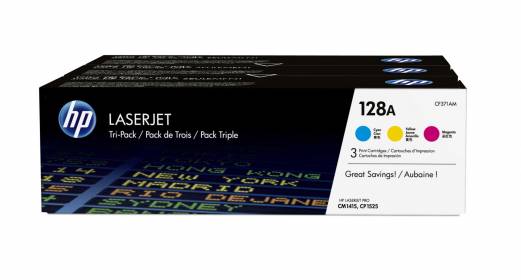 Color LaserJet 128A c/y/m tri-pack
