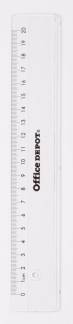 Lineal Office DEPOT 20cm plast