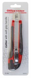 Hobbykniv OD softgrip r&oslash;d 18mm klinge 5620023