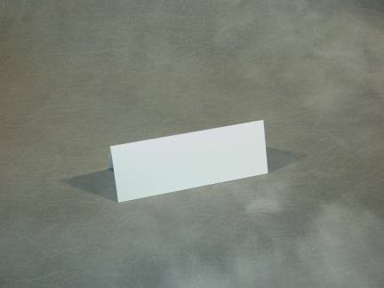 Bordkort i hvidt pap 105x300mm A4 300g 50stk/pak