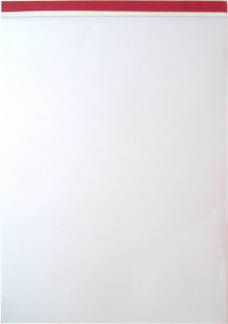 Standardblok A4 ulinieret 60g stub m/perforering u/huller