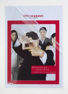 Plastomslag Office DEPOT A4 0,145mm glasklar 100stk/pak