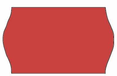 Etiket Meto 32x19mm fluor. r&oslash;d frostlim 5 1000stk/rul