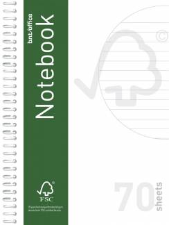 Kollegieblokke A5 lin. 60g 70 perf. blade