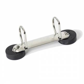 Ringbindsholder m. 2 D-ringe m/magnet til whiteboard