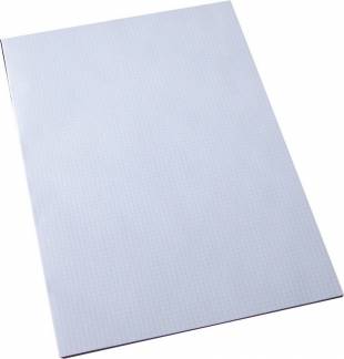 Standardblok kvadr 60gr. hvid u/huller A3