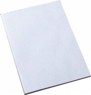 Standardblok u/huller kvadr. toplimet 60g hvid A4