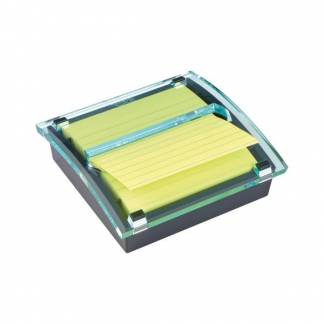 Post-it z-notedispenser stor sort inkl. 1stk lin. Super Sticky blok 101x101mm 1SS CY