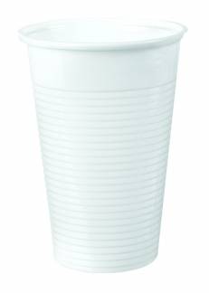 Drikkebæger hvid 21cl PP H98mm 3000stk/kar