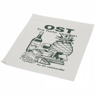 Indpakningspapir PE belagt 40x50cm 10kg Ost fra hele verden
