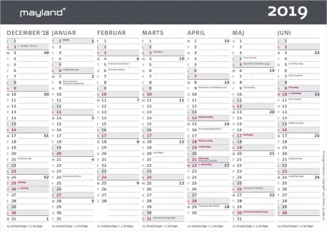 Bordkalender A5 moderne 21x15cm 19 0581 00