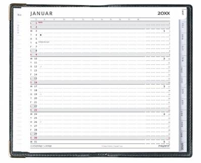 IndexPlanner mini m&aring;nedskalender REFILL 7,6x13cm 19 0715 00