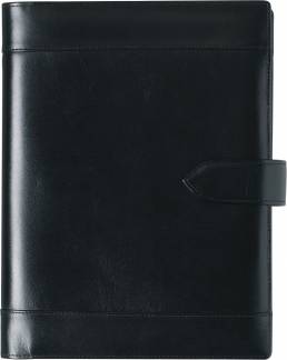 Timekalender skind sort 17x23,5cm 1dag/side 19 2185 00